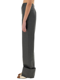 Valentino - Virgin Wool Pants - Home-&gt;Woman-&gt;Clothing-&gt;Trousers