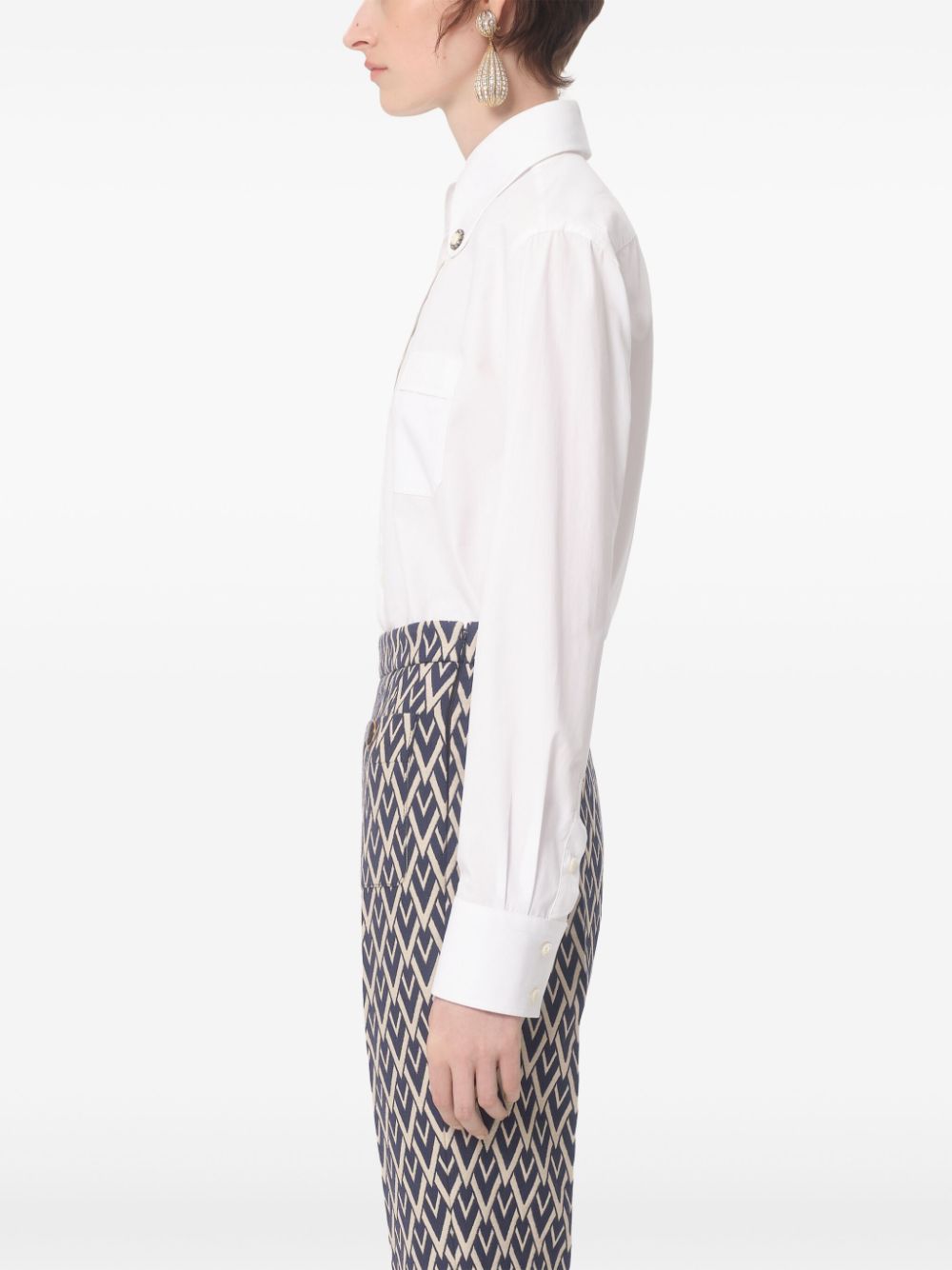 Valentino Valentino Cotton Poplin Shirt Women’s Tops