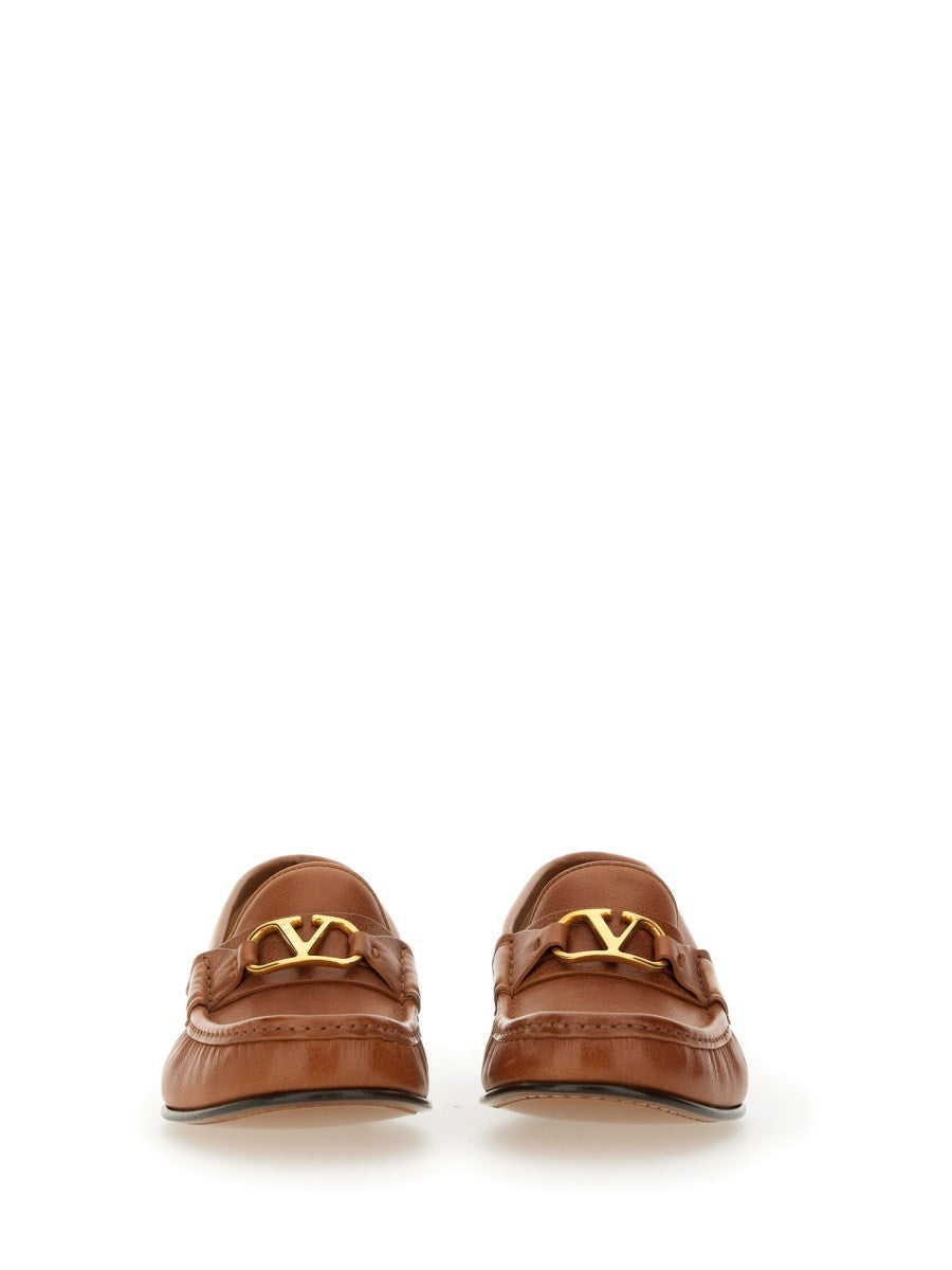 Valentino Garavani - Valentino Garavani Moccasin ’Vlogo Signature’ - Women’s Shoes