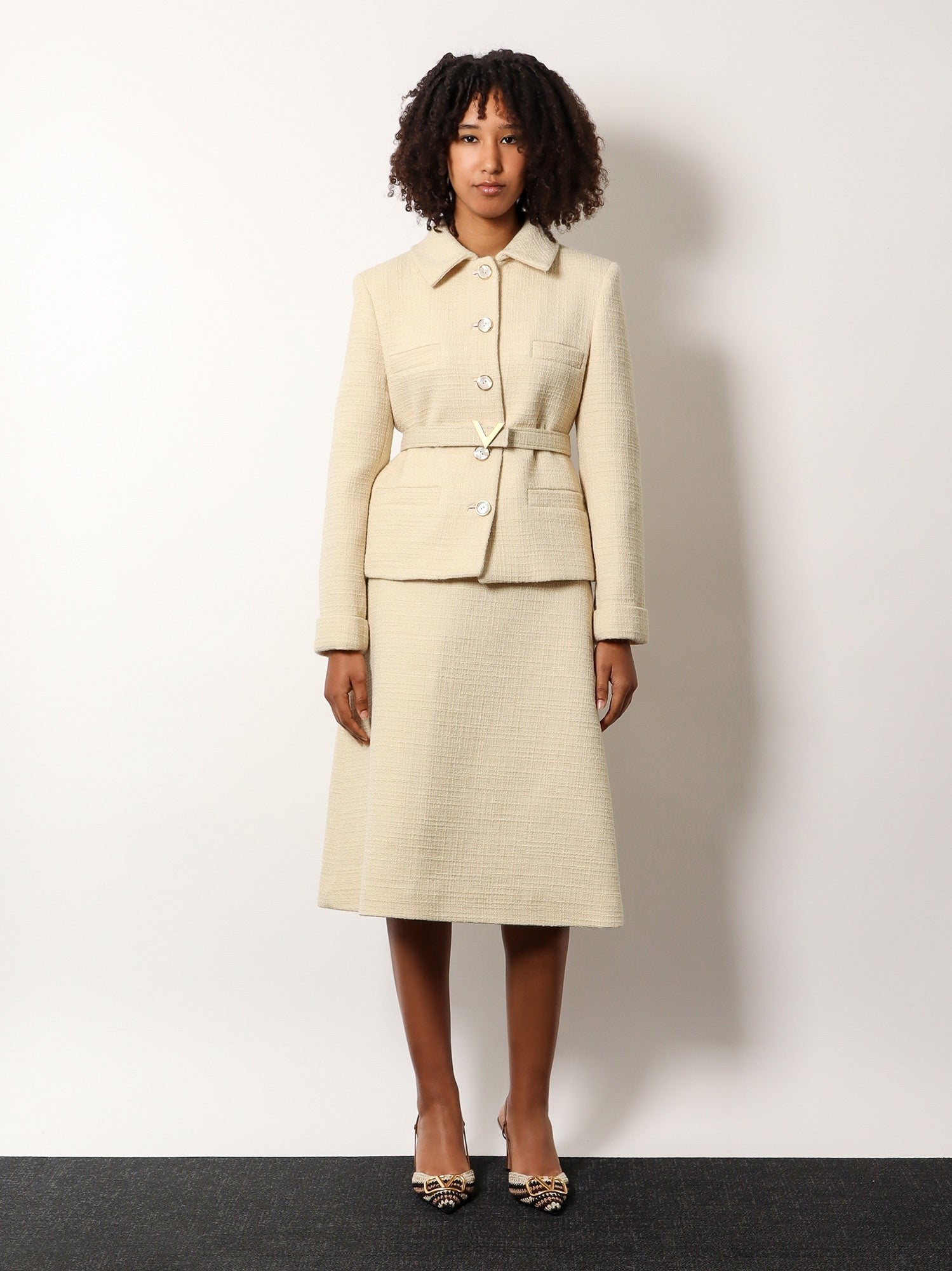 Valentino - Valentino Virgin Wool Blazer With Silk Lining - Women’s Clothing