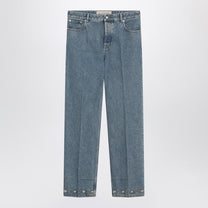 Valentino - Valentino Medium blue jeans with cabochons - Jeans