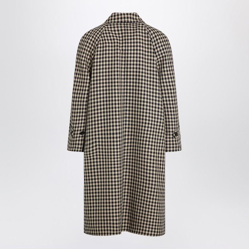 Valentino - Valentino Coat with Vichy pattern in cotton and wool - Coats