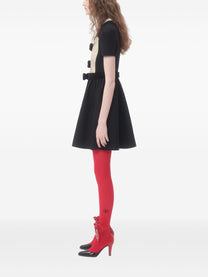 Valentino - Valentino crepe couture short dress with bows - Women’s Clothing
