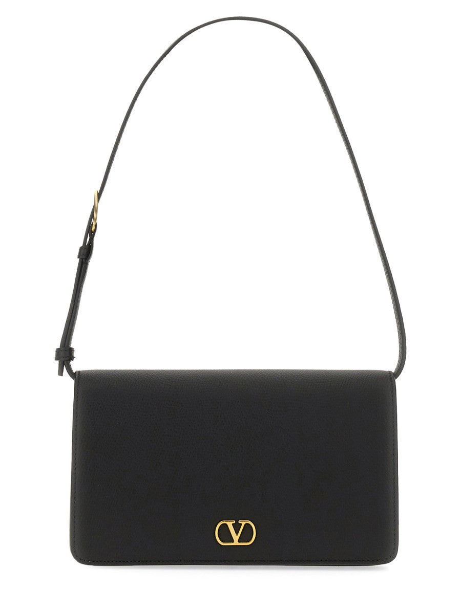 Valentino Garavani - Valentino Garavani Vlogo Signature Shoulder Strap Wallet - Women’s Bags
