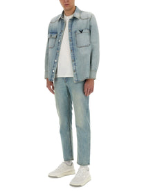 Valentino - Valentino Denim Shirt - Men’s Outerwear