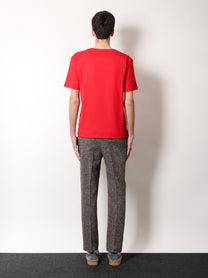 Valentino - Valentino Cotton T Shirt With ’Chez Valentino’ Print - Men’s Tops