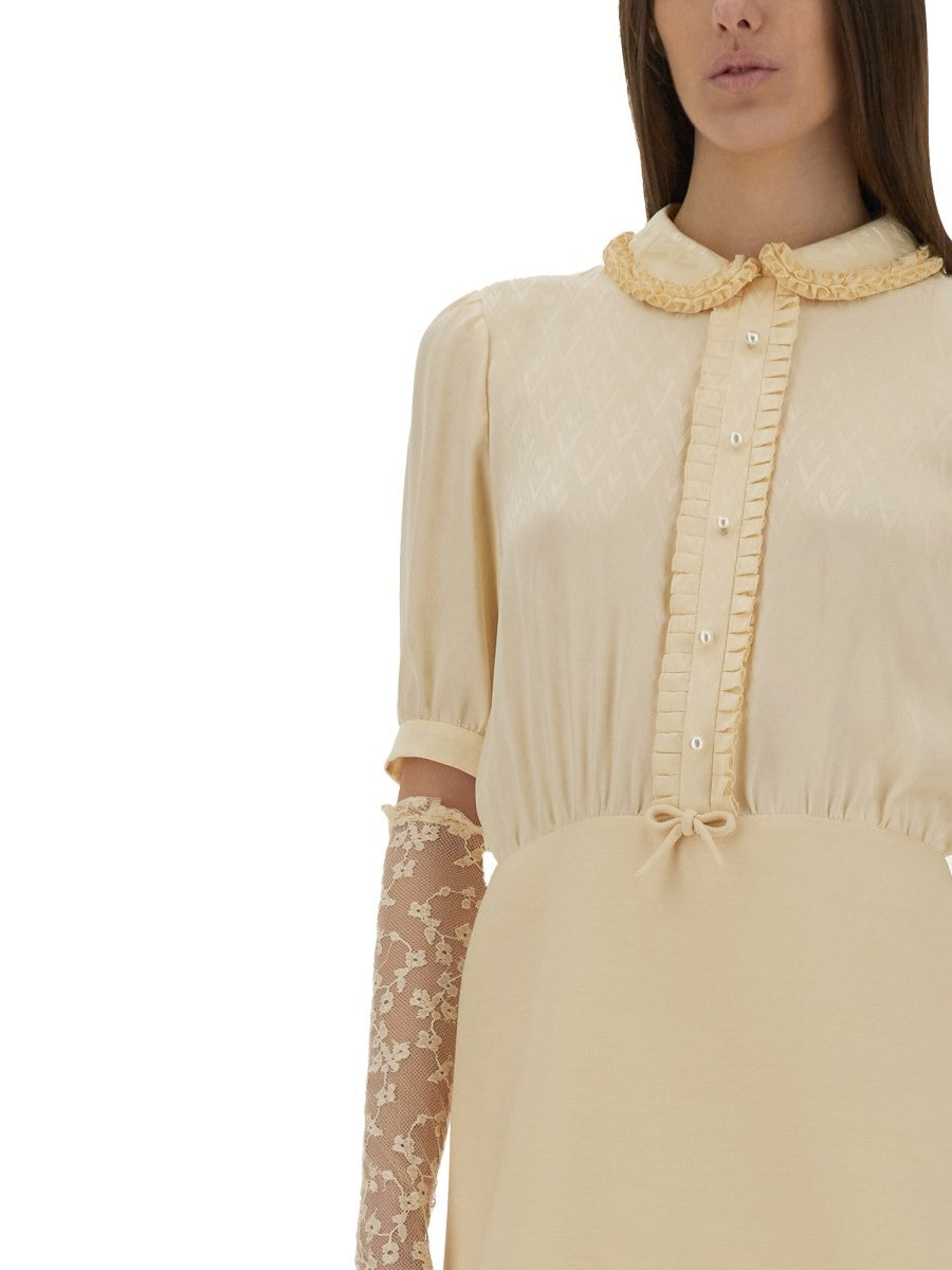 Valentino - Crepe Couture Short Dress - Home-&gt;Woman-&gt;Clothing-&gt;Dresses
