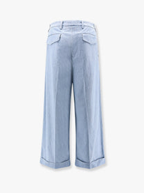 Valentino - Valentino Denim Pants With Lapels - Men’s Clothing