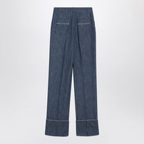 Valentino - Valentino Blue trousers in Chambray Denim - Jeans