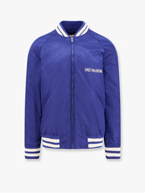 Valentino - Valentino Nylon Jacket With Frontal And Back Chez Valentino Print - Men’s Tops