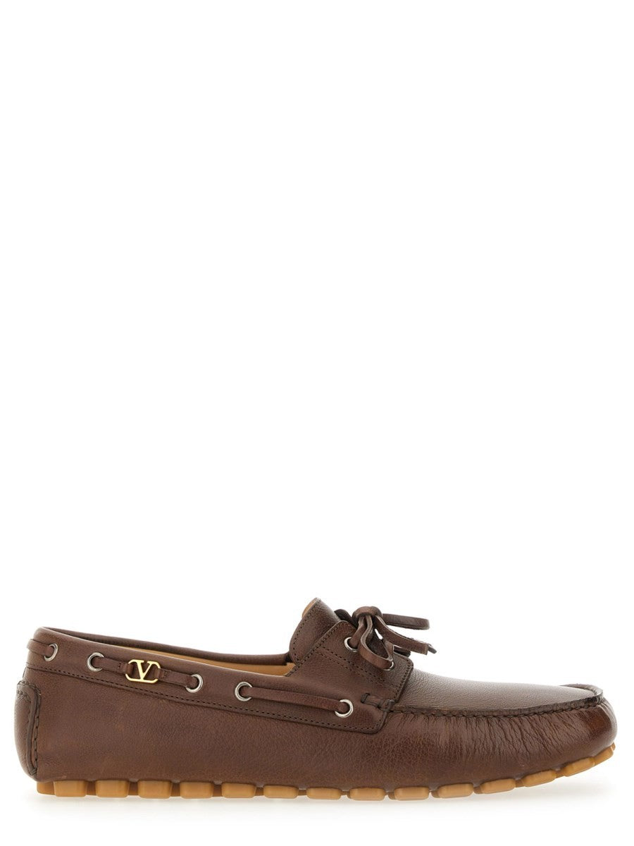 Valentino Garavani - Valentino Garavani Moccasin ’Vlogo Signature’ - Men’s Shoes