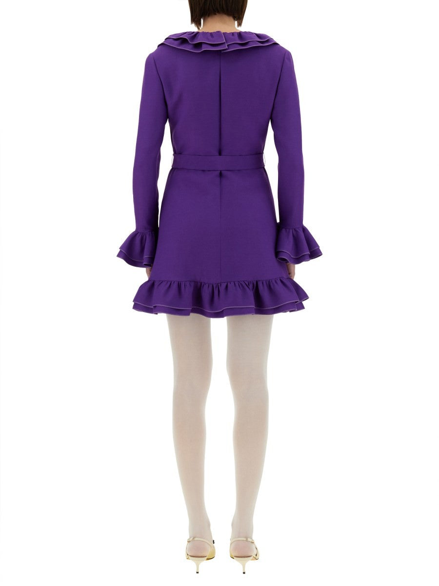 Valentino - Valentino Crepe Couture Short Dress - Women’s Clothing