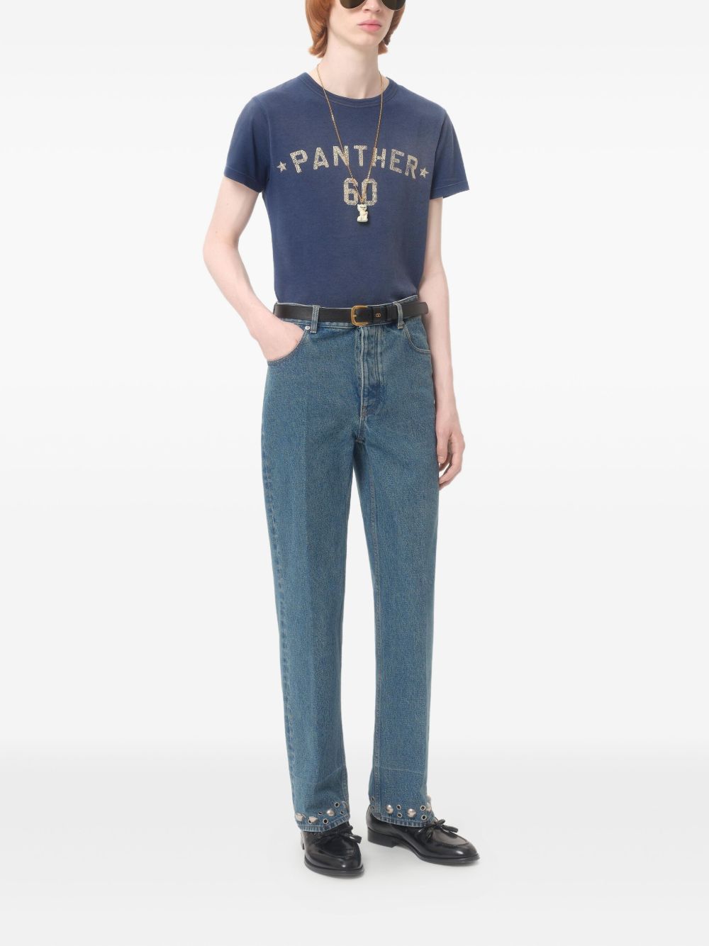 Valentino - Valentino T-shirts and Polos Blue - Topwear