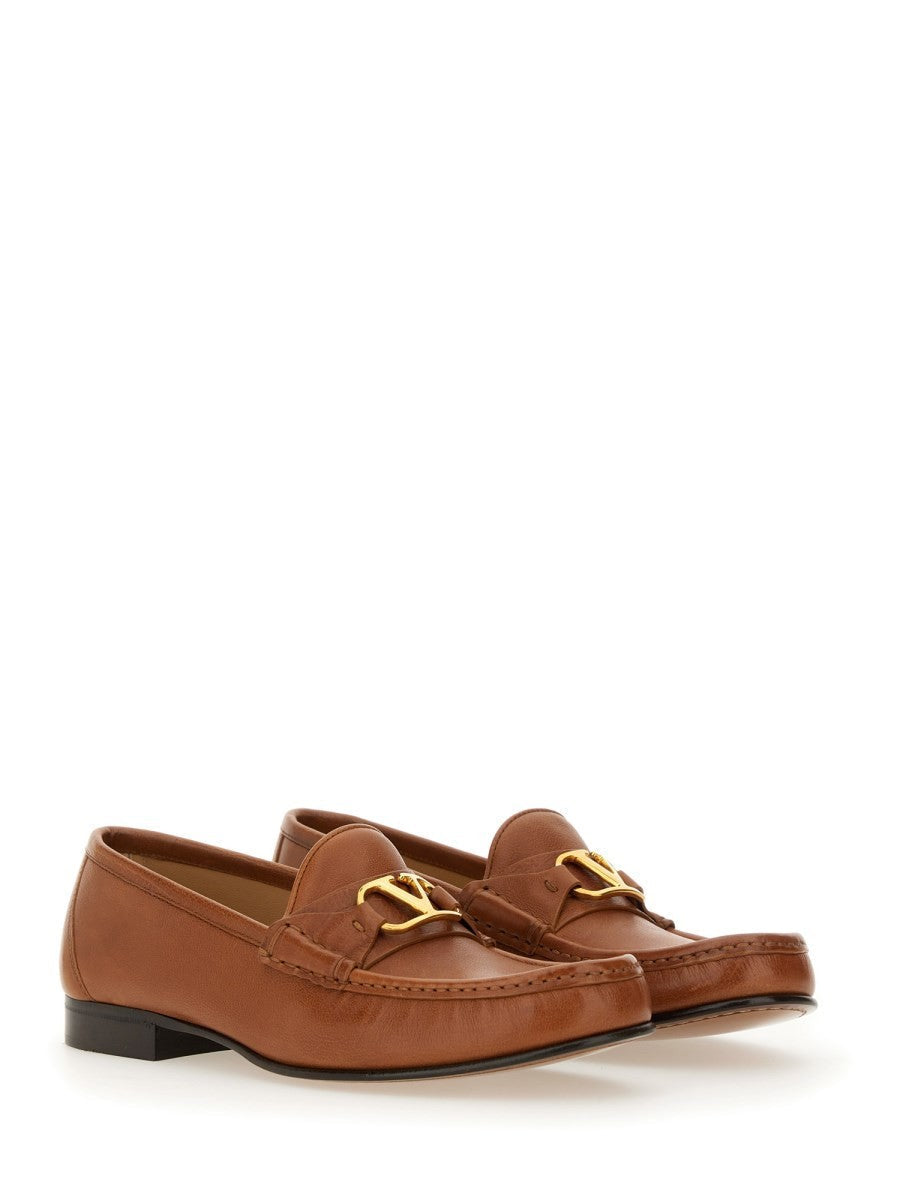 Valentino Garavani - Valentino Garavani Moccasin ’Vlogo Signature’ - Women’s Shoes
