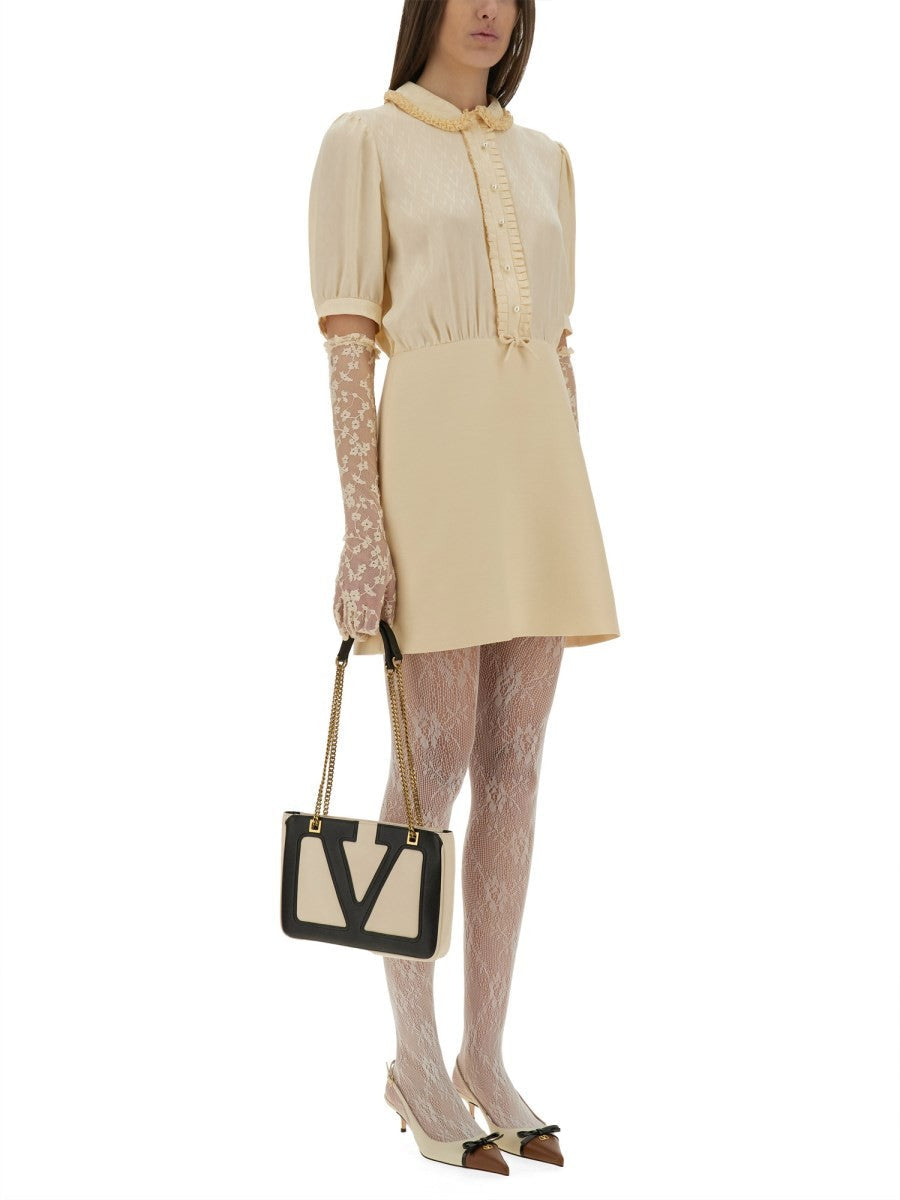 Valentino - Crepe Couture Short Dress - Home-&gt;Woman-&gt;Clothing-&gt;Dresses