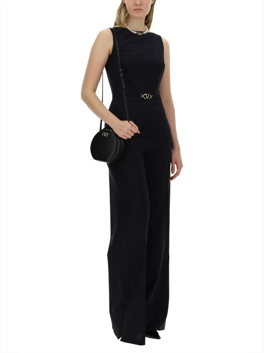 Valentino - Valentino Jumpsuit With V Detail - Women’s Tops