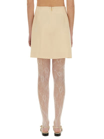 Valentino - Valentino Crepe Couture Short Skirt - Women’s Clothing