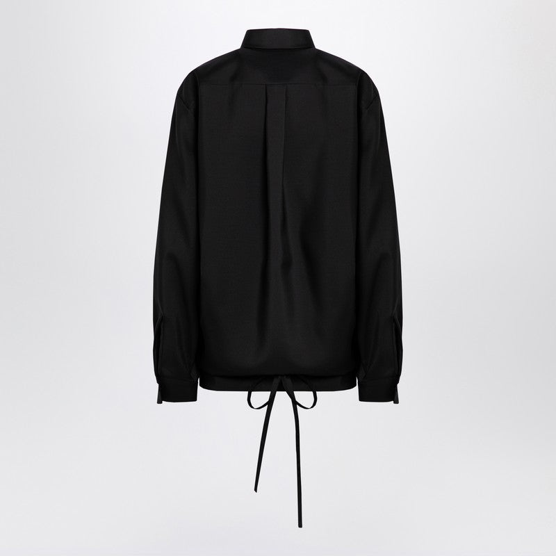 Valentino - Valentino Black shirt with drawstring - Shirts