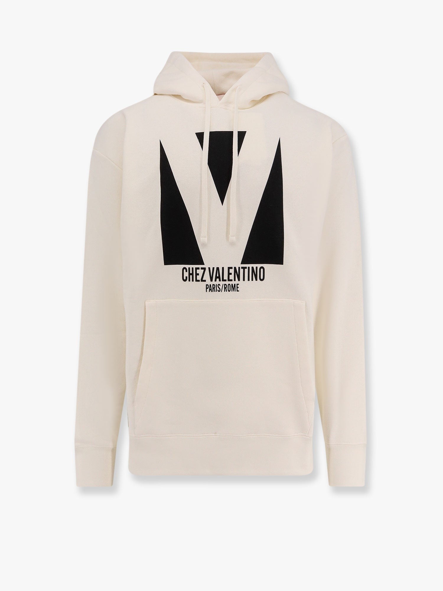Valentino - Valentino Cotton Sweatshirt With Chez Valentino Print - Men’s Sweatshirts