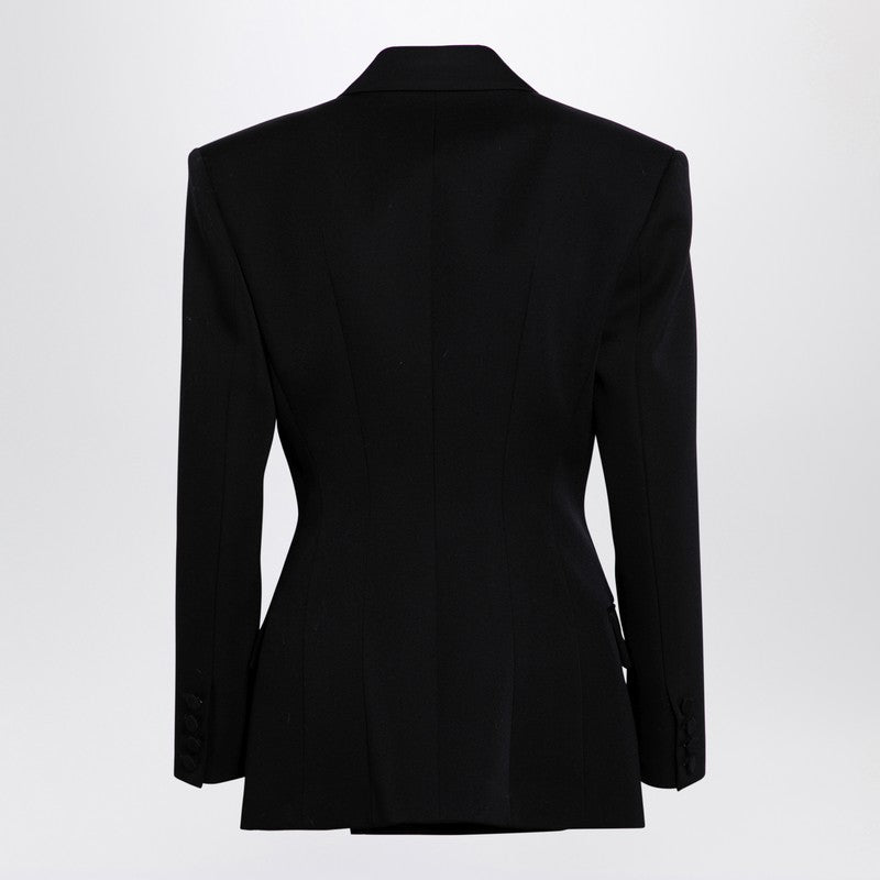 Valentino - Valentino Black wool double-breasted jacket - Jackets