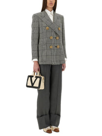 Valentino - Virgin Wool Pants - Home-&gt;Woman-&gt;Clothing-&gt;Trousers