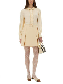 Valentino - ’Toute La V’ Silk Jacquard Shirt - Home-&gt;Woman-&gt;Clothing-&gt;shirts