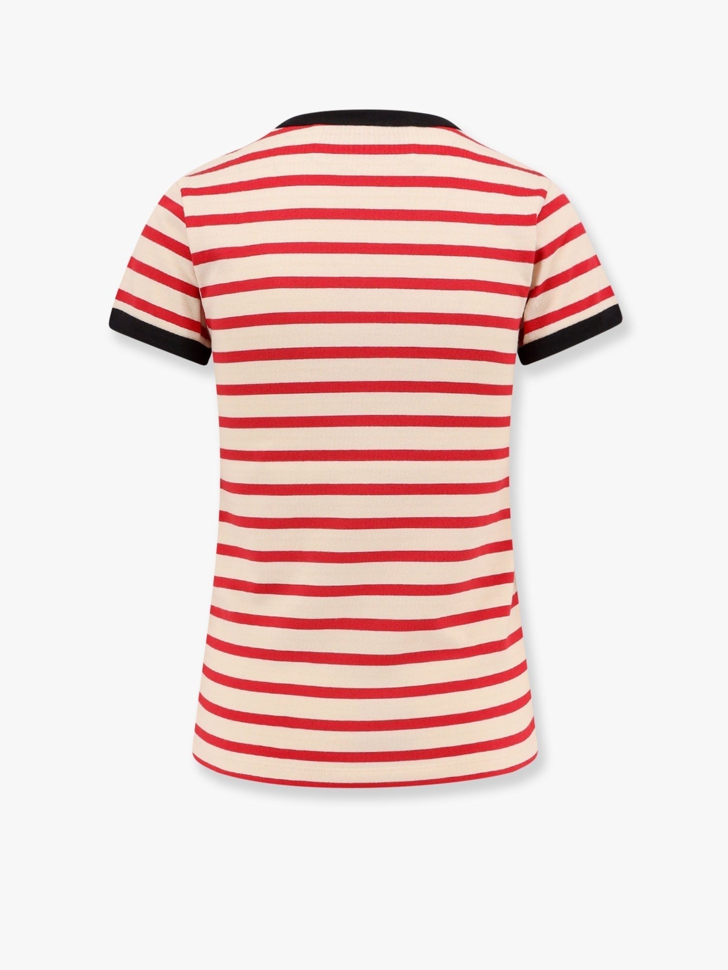 Valentino - Valentino Striped Cotton Jersey T Shirt - Woman-&gt;Clothing-&gt;t-shirts