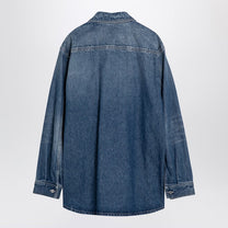 Valentino - Valentino Blue denim shirt with V detail - Shirts