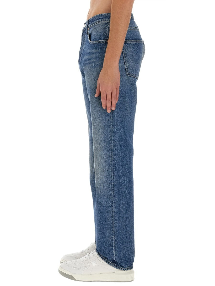 Valentino - Valentino Jeans With Logo Detail - Man-&gt;Clothing-&gt;Jeans