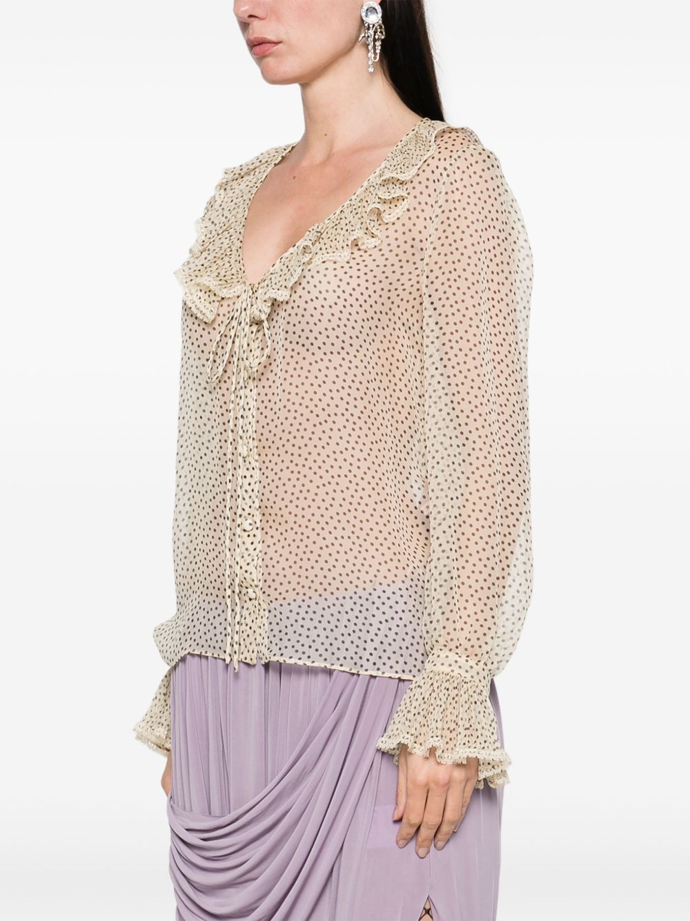 Valentino - Valentino Shirts Beige - Women’s Tops