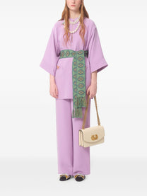 Valentino Valentino Silk Wide Leg Trousers Women’s Pants