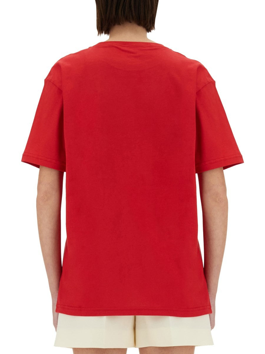 Valentino - Valentino ’Chez Valentino’ Print T Shirt - Woman-&gt;Clothing-&gt;t-shirts