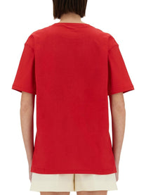 Valentino - Valentino ’Chez Valentino’ Print T Shirt - Woman-&gt;Clothing-&gt;t-shirts
