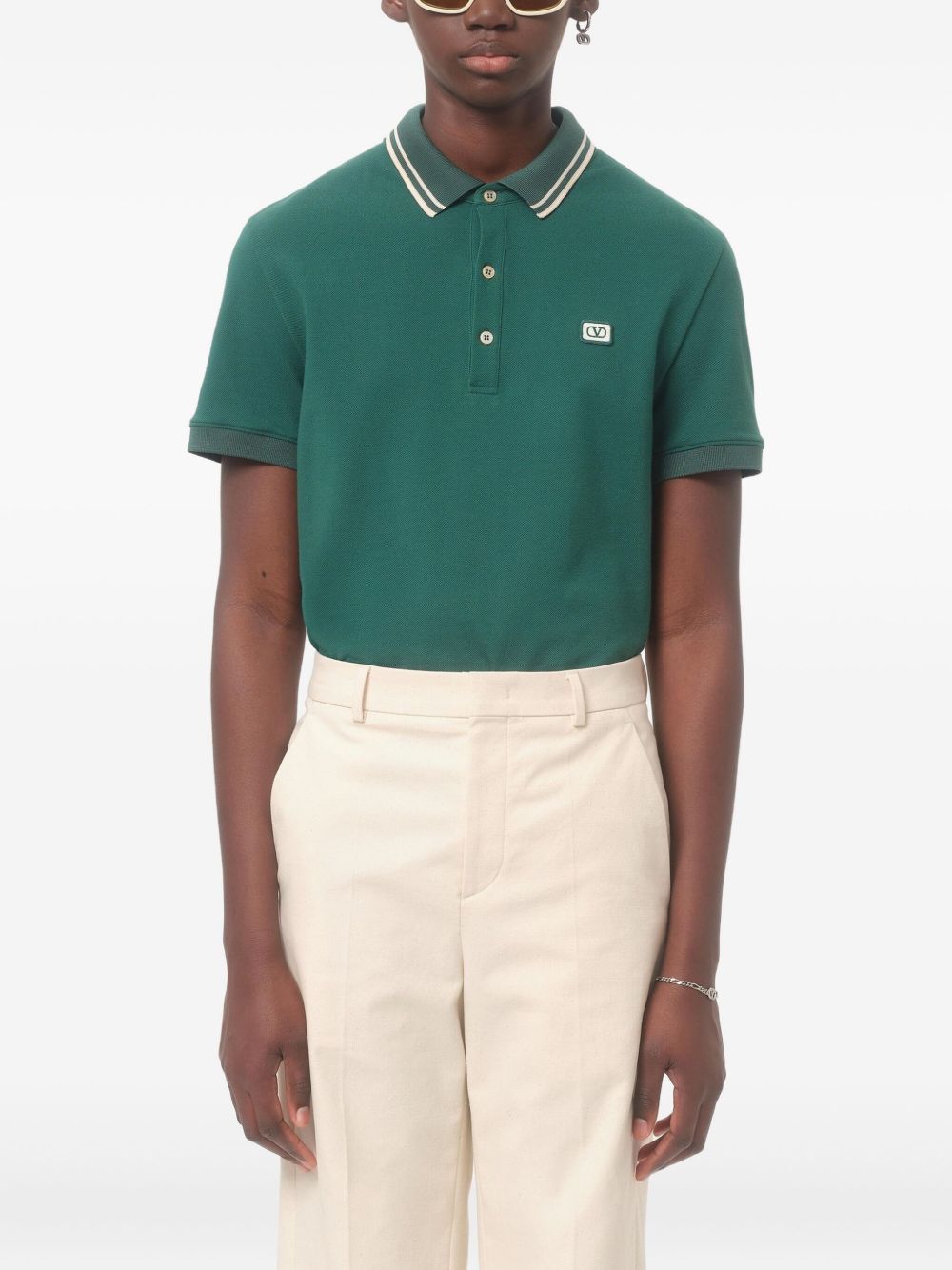 Valentino - Valentino T-shirts and Polos Green - Topwear