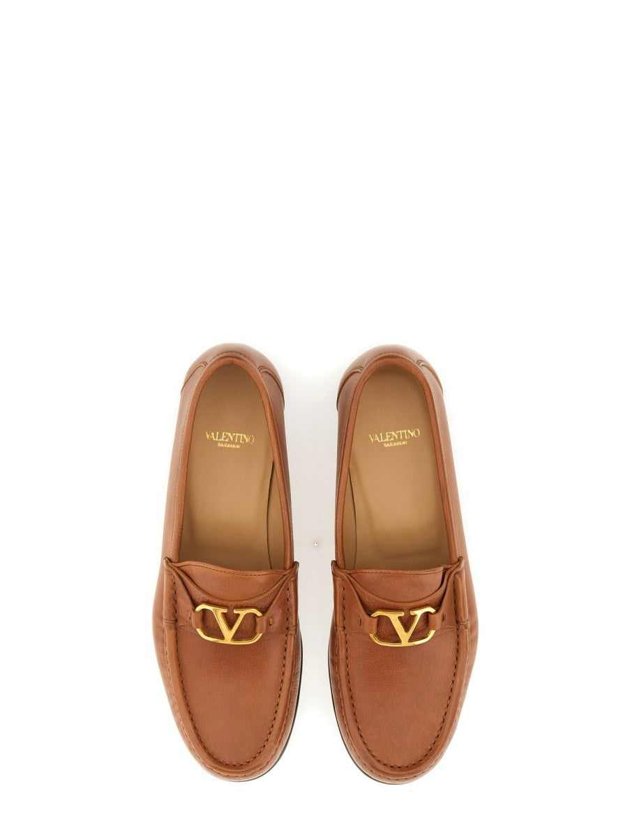 Valentino Garavani - Valentino Garavani Moccasin ’Vlogo Signature’ - Women’s Shoes