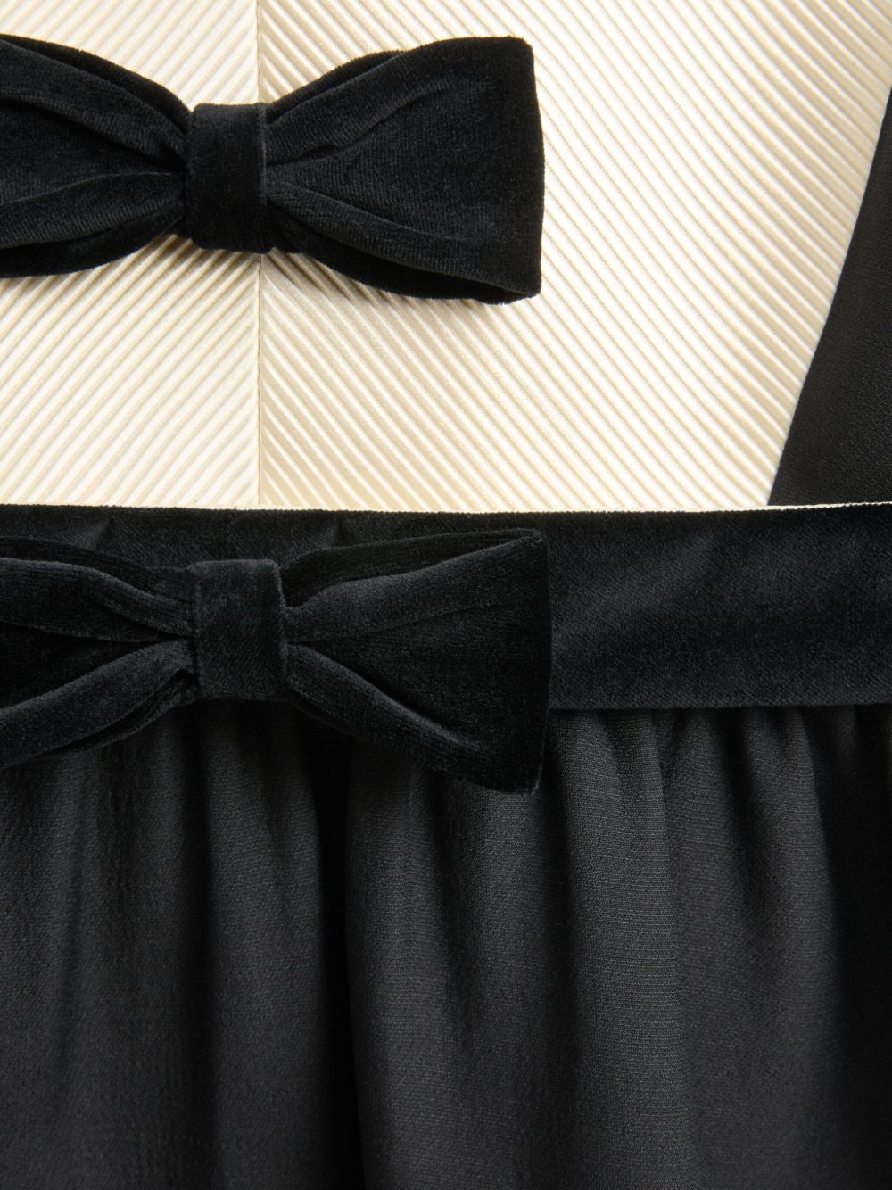 Valentino - Valentino crepe couture short dress with bows - Women’s Clothing