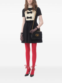 Valentino - Valentino crepe couture short dress with bows - Women’s Clothing