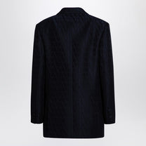 Valentino - Valentino Navy blue double-breasted jacket Toile Iconographe - Women’s Clothing