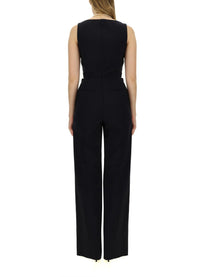 Valentino - Valentino Jumpsuit With V Detail - Women’s Tops