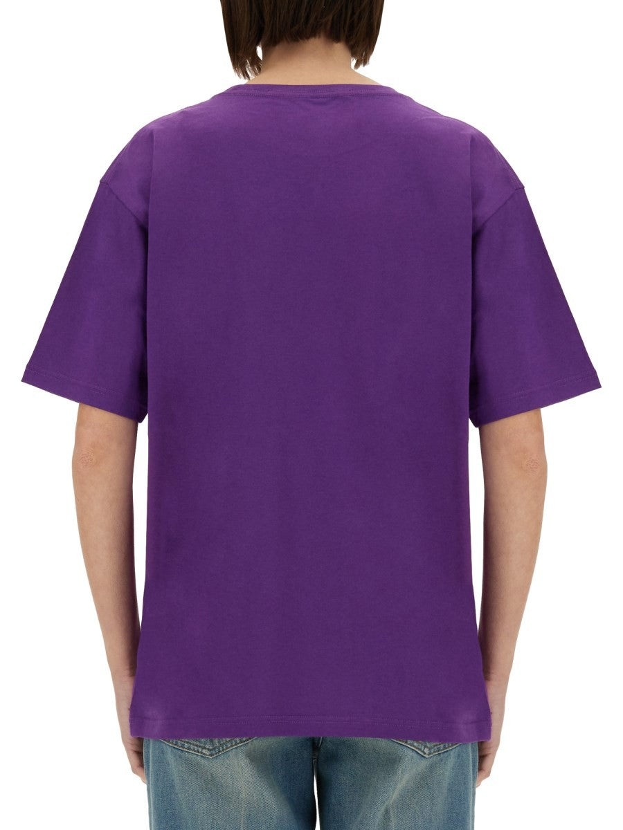 Valentino - Valentino ’Chez Valentino’ Print T Shirt - Woman-&gt;Clothing-&gt;t-shirts