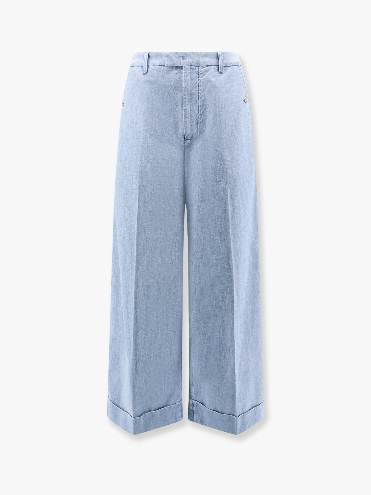 Valentino - Valentino Denim Pants With Lapels - Men’s Clothing