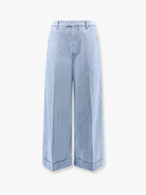 Valentino - Valentino Denim Pants With Lapels - Men’s Clothing