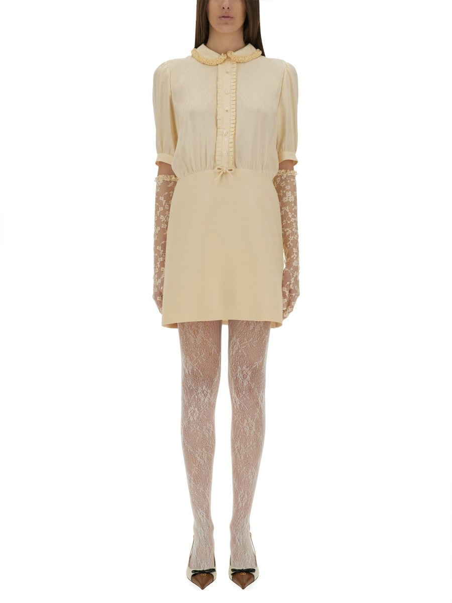 Valentino - Crepe Couture Short Dress - Home-&gt;Woman-&gt;Clothing-&gt;Dresses