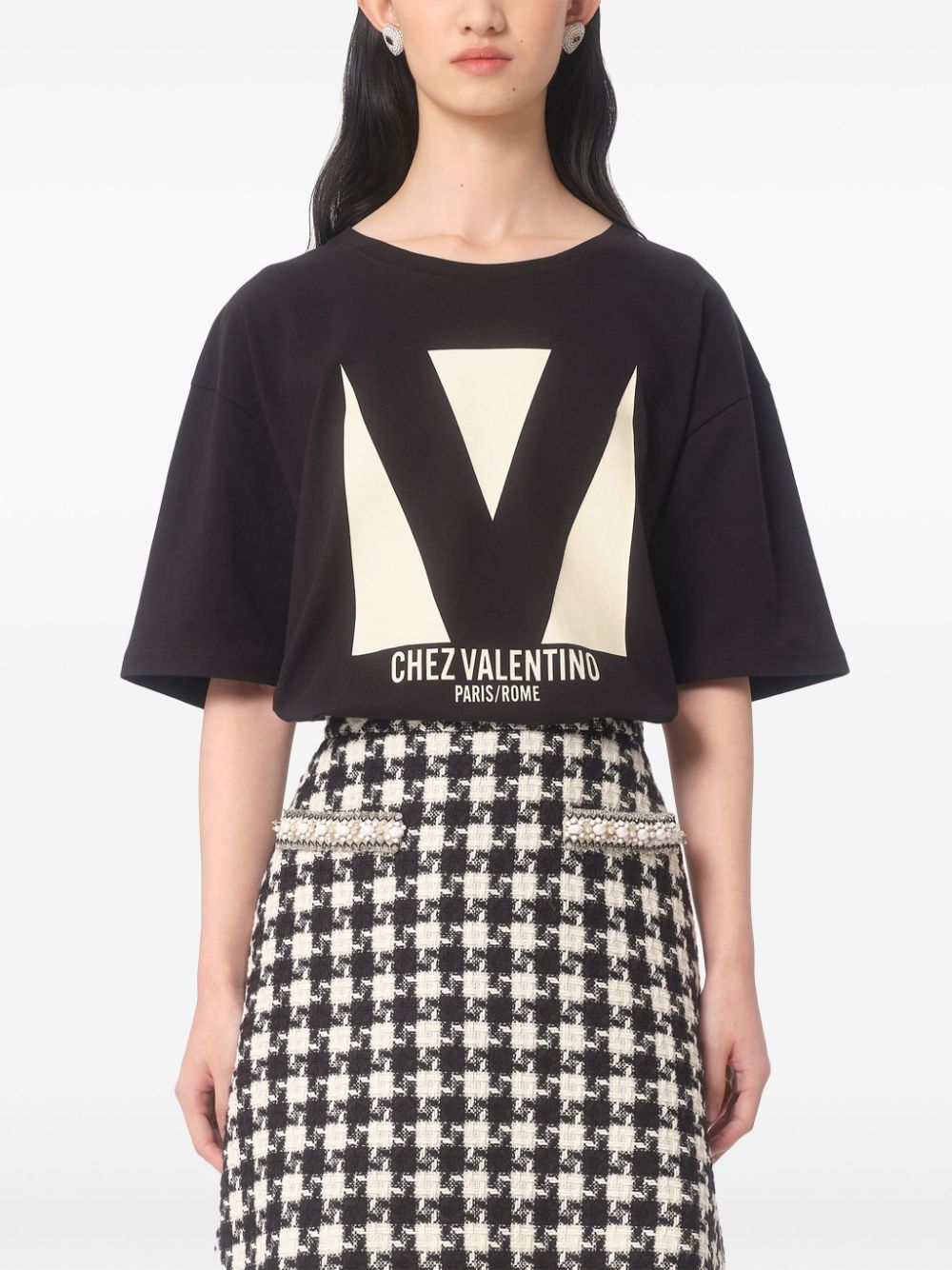 Valentino - Valentino T-shirts and Polos Black - Topwear