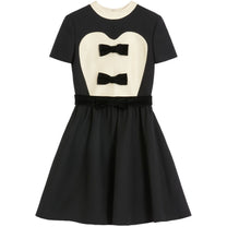 Valentino - Valentino crepe couture short dress with bows - Women’s Clothing