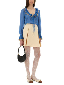 Valentino - Valentino Light Georgette Print Plusdepois Shirt - Women’s Tops