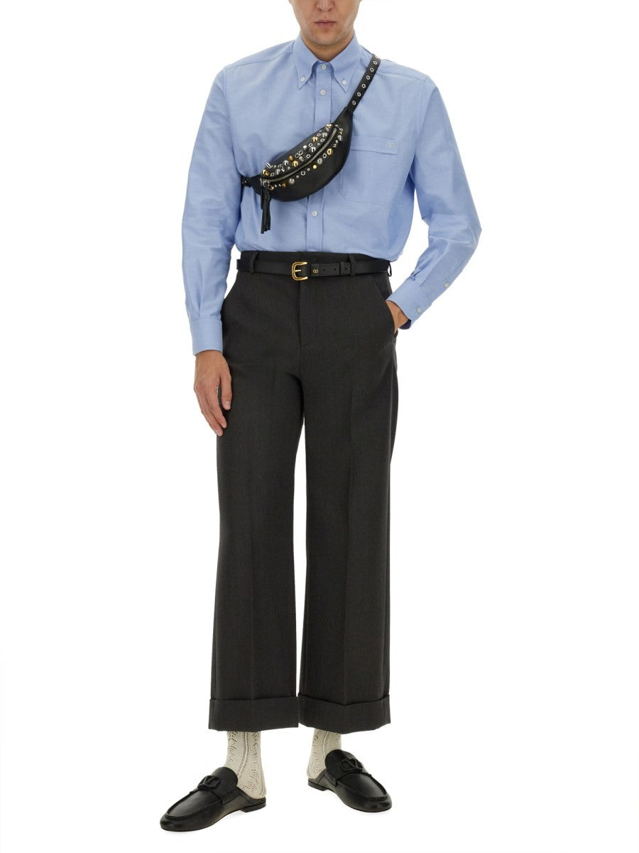 Valentino - Valentino Grain De Poudre Pants - Men’s Pants