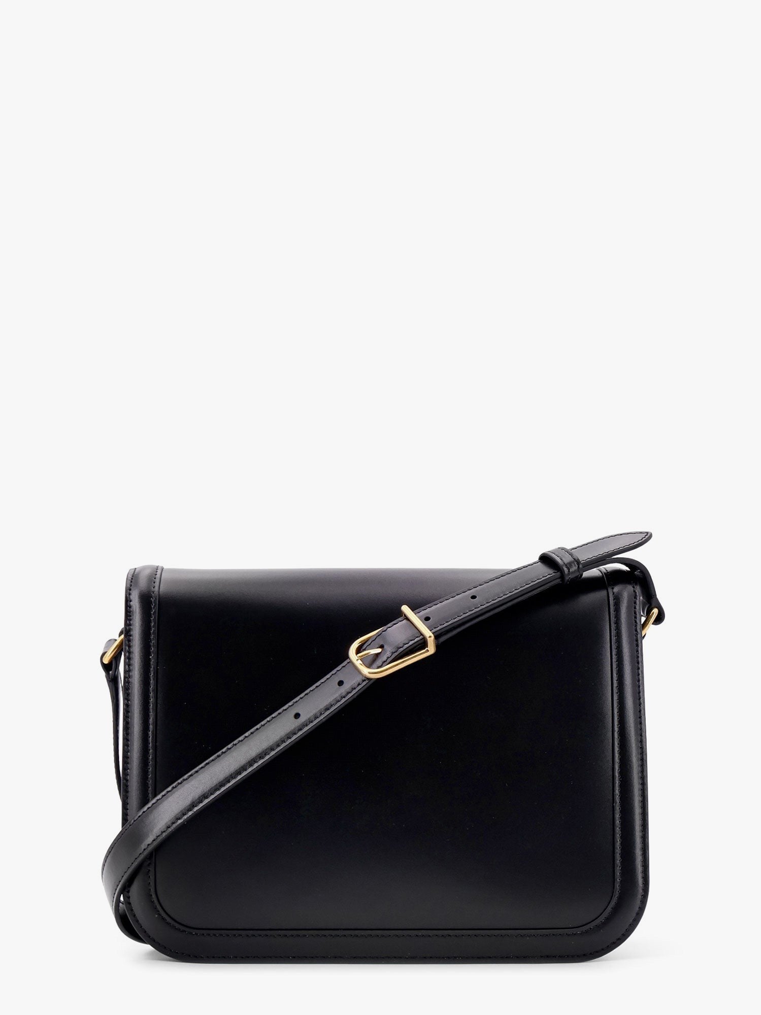 Valentino Men's Valentino Garavani 9to5 Leather Shoulder Bag Black