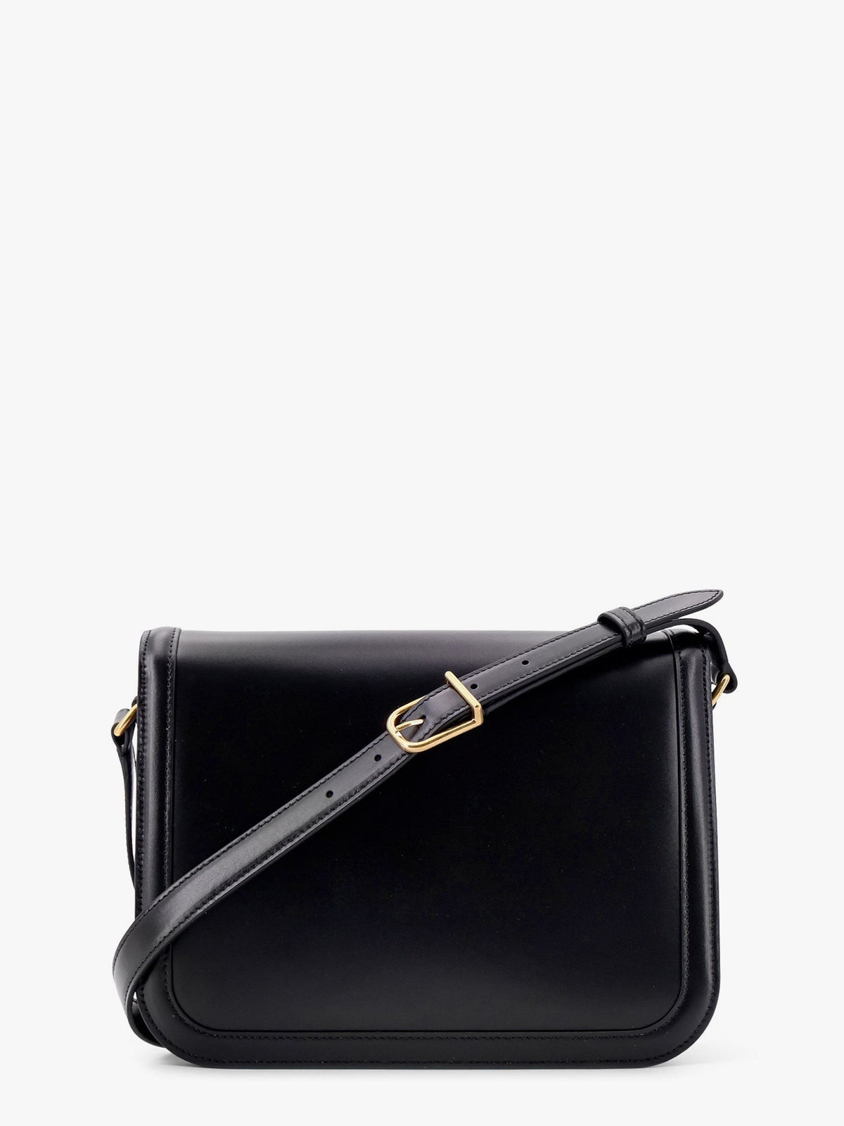 Valentino Men's Valentino Garavani 9to5 Leather Shoulder Bag Black, view 3