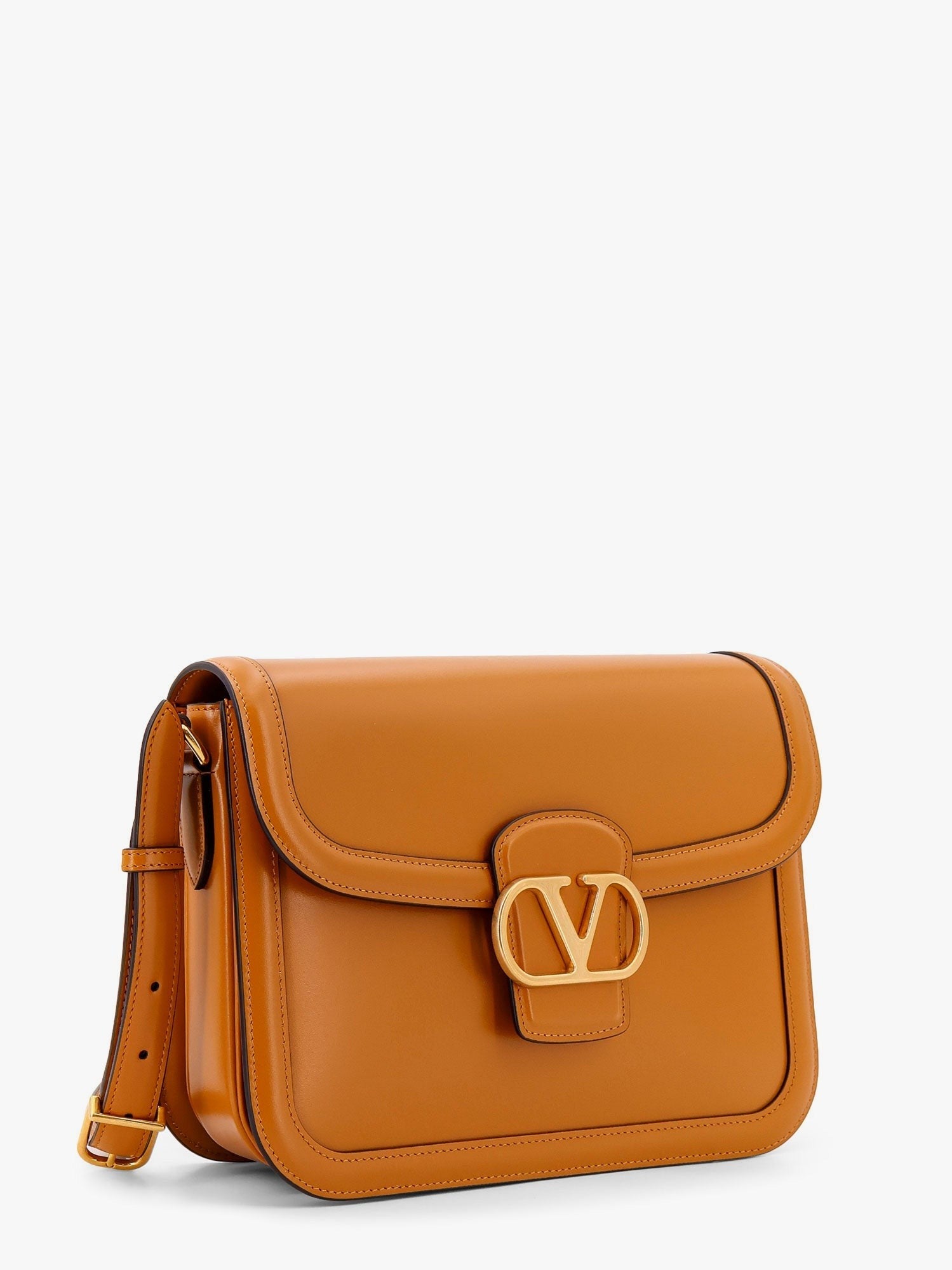 Valentino Women's Valentino Garavani 9TO5 Leather Shoulder Bag Gold